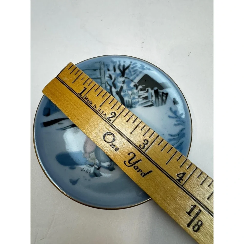Bing & Grondahl‎ B&G Denmark Harald Wiberg Gnome Nisse Winter Plate 3505/5709